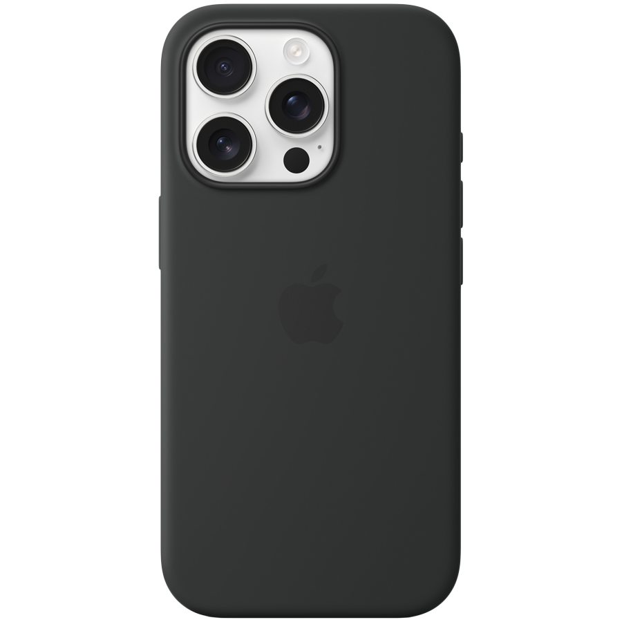 iPhone 16 Pro Silicone Case with MagSafe - Black (MYYJ3ZM/A), Model A3315