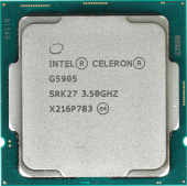 Процессор Intel Celeron G5905 [LGA 1200, 2 x 3.5 ГГц, TDP 58 Вт, OEM]