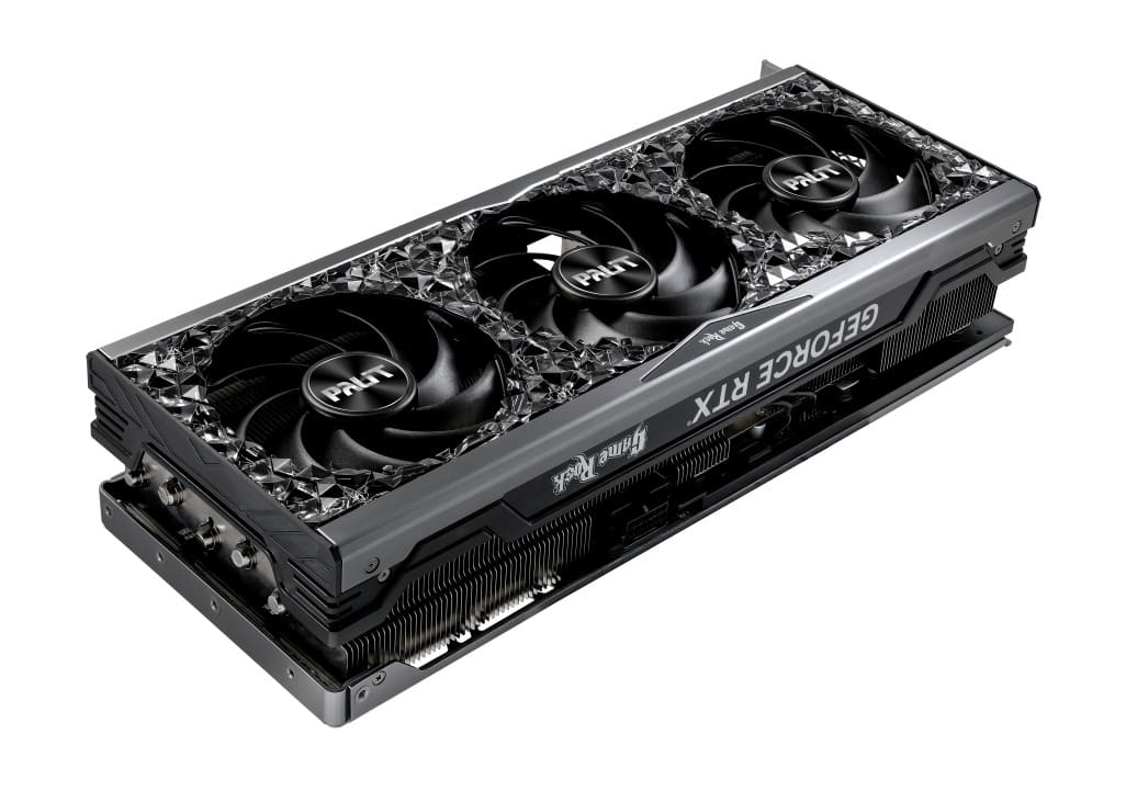 Видеокарта Palit RTX 4090 GameRock (NED4090019SB-1020G) [24 ГБ, GDDR6X, 384 бит, 2235 МГц, 2520 МГц, HDMI, DisplayPort (3 шт)]