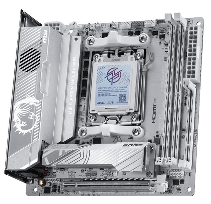 Материнская плата MSI MPG X870I EDGE TI EVO WIFI [AM5, AMD X870, 2xDDR 5, 2xM.2, 1xPCI-E x16, Mini-ITX]