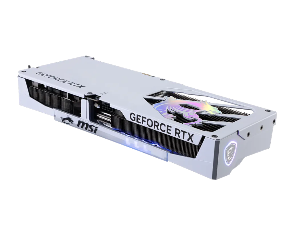 Видеокарта MSI GeForce RTX 5080 16G GAMING TRIO OC WHITE (G5080-16GTCW) [16 ГБ, GDDR7, 256 бит, HDMI, DisplayPort (3 шт)]