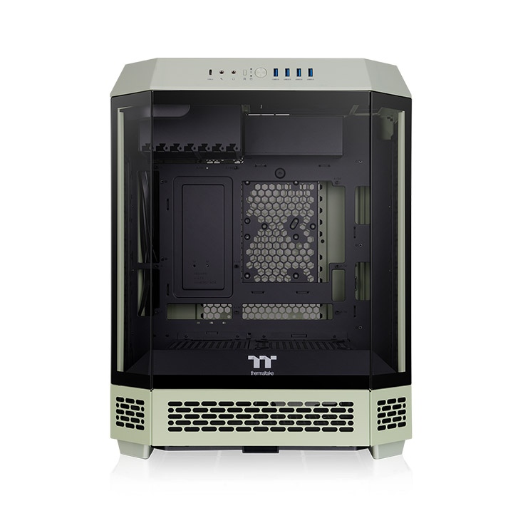 Корпус Thermaltake The Tower 600 Matcha Green (CA-1Z1-00MEWN-00) [Midi Tower, 2x 140 мм, зеленый]
