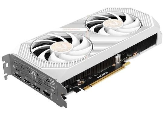 Видеокарта Zotac RTX 5070 TWIN EDGE OC WHITE (ZT-B50700Q-10P) [12 ГБ, GDDR7, 192 бит, HDMI, DisplayPort (3 шт)]