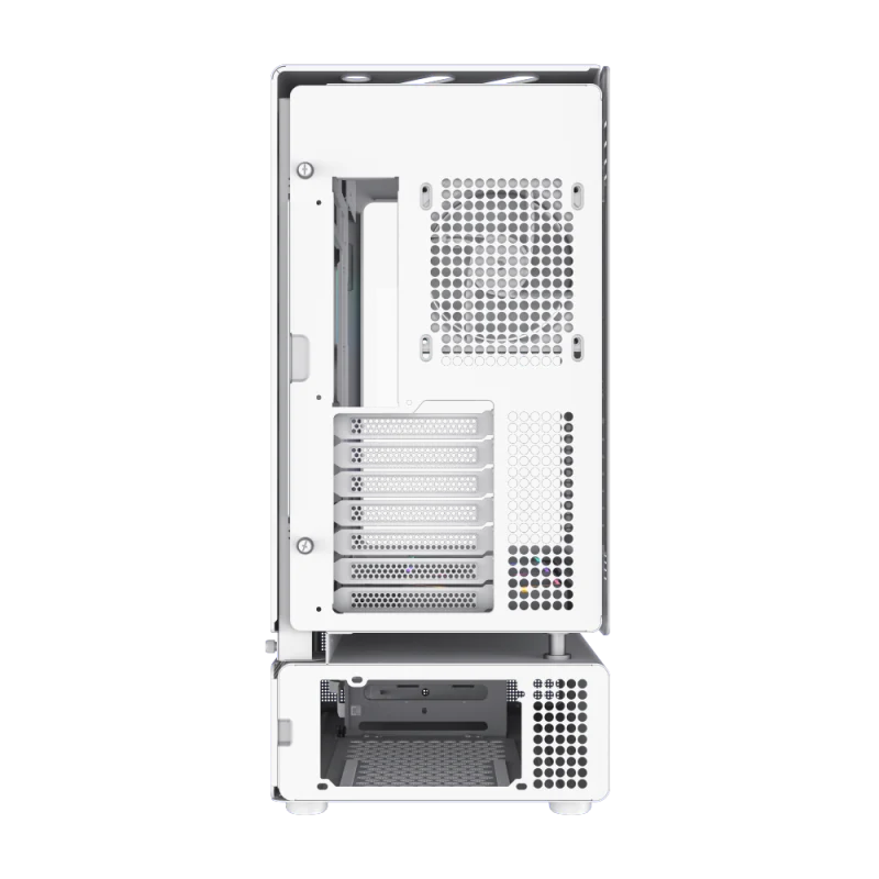 Корпус GameMax N80 WH White (12118000002) [Midi Tower, 6 x 120мм ARGB, белый]