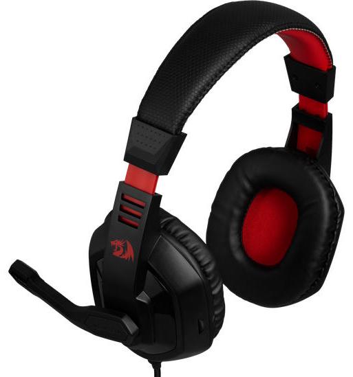 Наушники-гарнитура игровые Redragon Ares, красный+черный - купить в интернет-магазине Forcecom.kz Наушники-гарнитура игровые Redragon Ares, красный+черный