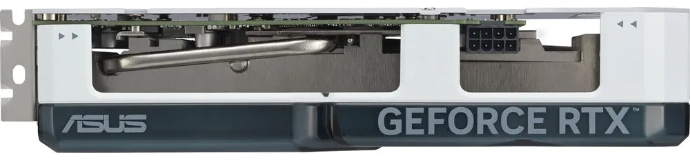 Видеокарта Asus GeForce RTX 4060 Ti White OC Edition (DUAL-RTX4060TI-O8G-WHITE) [8 ГБ, GDDR6, 128 бит, HDMI, DisplayPort (3 шт)]