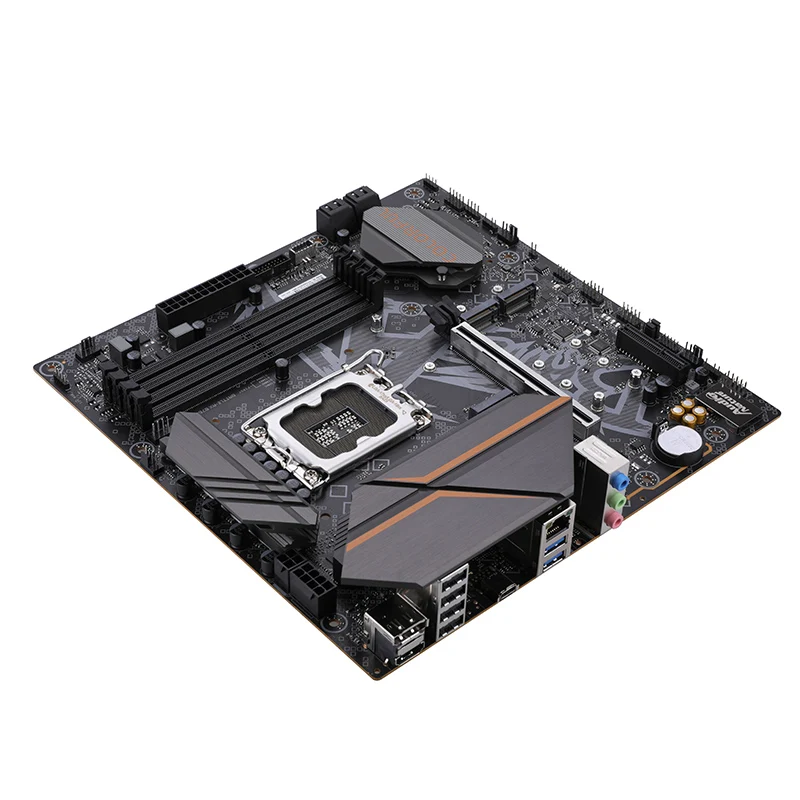 Материнская плата Colorful BATTLE-AX B760M-PLUS D5 V20 [LGA 1700, Intel B760, 4xDDR 5, 3xM.2, 1xPCI-E x16, Micro-ATX]