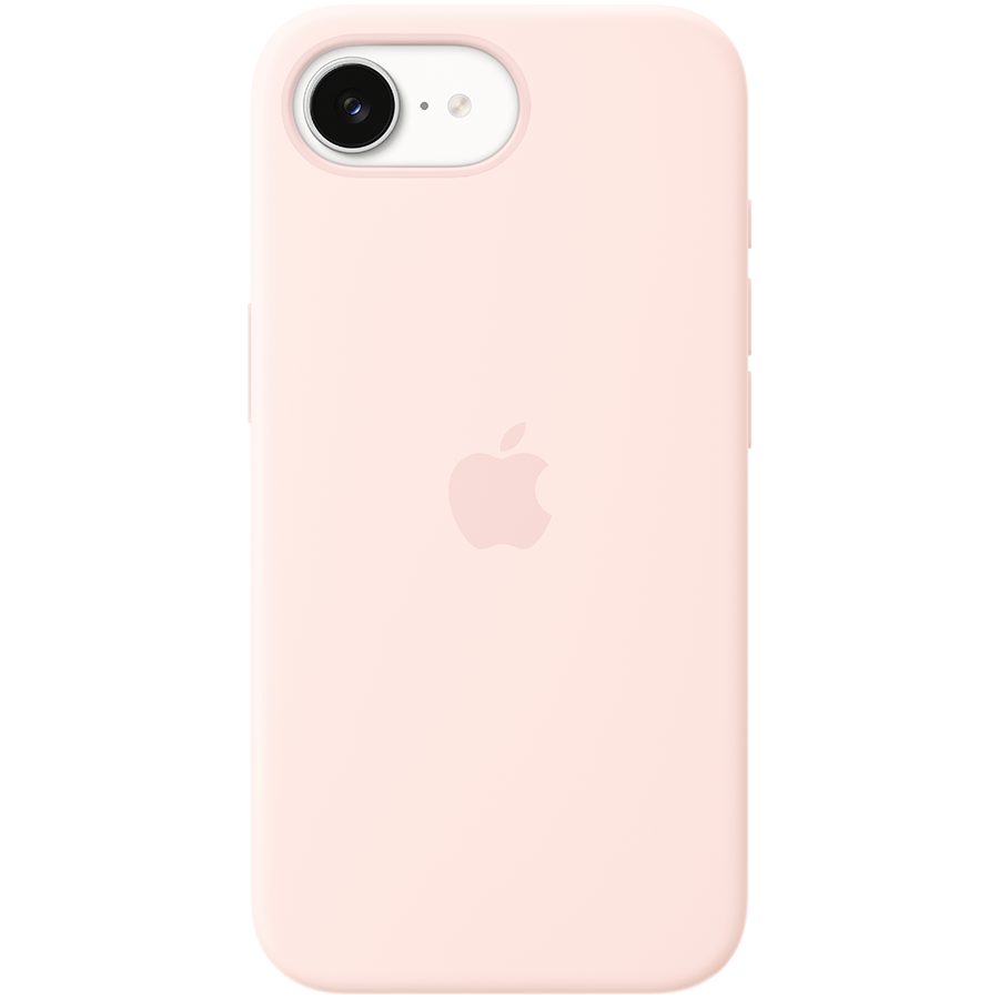 iPhone 17e Silicone Case with MagSafe - Soft Pink,Model A3646