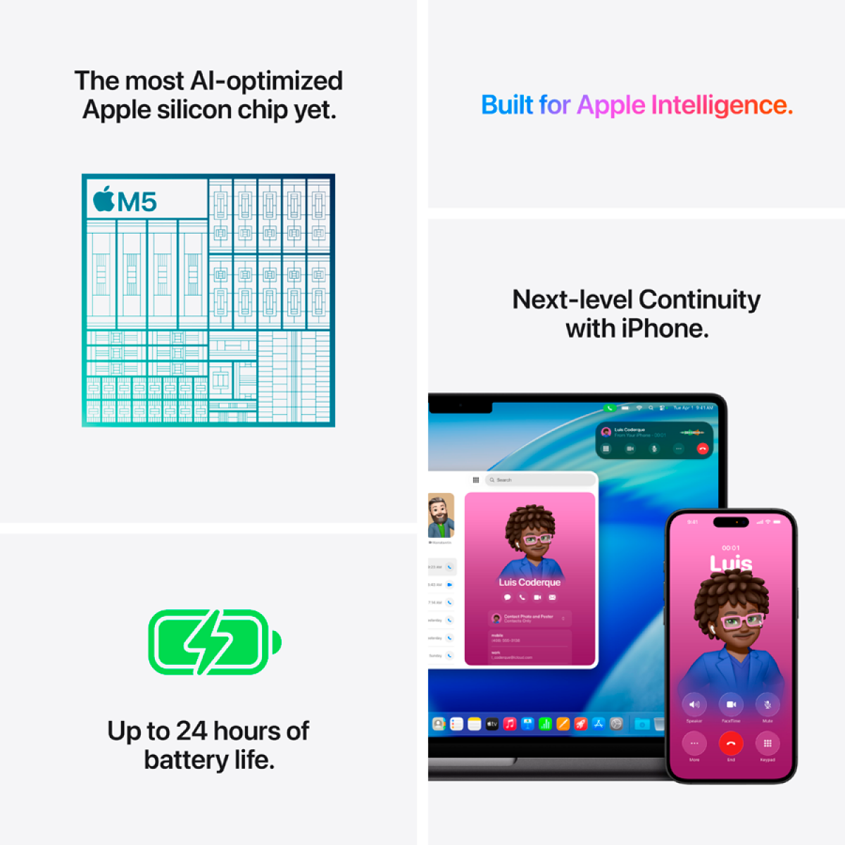 Ноутбук Apple 14-inch MacBook Pro (MDE14RU/A) [14.2", M5, 16 ГБ ОЗУ, 1 ТБ SSD, MacOS]