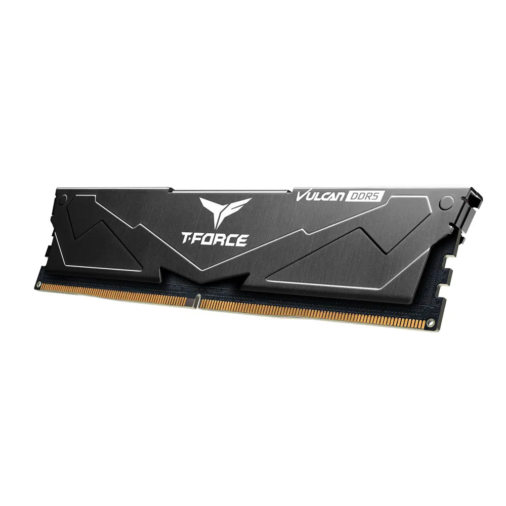 Комплект оперативной памяти Team Group VULCAN DDR5 DESKTOP MEMORY BLACK (FLBD564G6000HC38ADC01) [64 ГБ, DDR 5, 6000 МГц, 1.35 В, KIT]