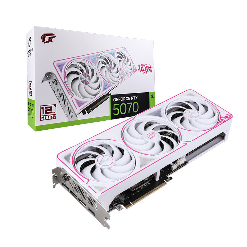Видеокарта Colorful iGame RTX 5070 Ultra W OC 12GB-V [12 ГБ, GDDR7, 192 бит, HDMI, DisplayPort (3 шт)]