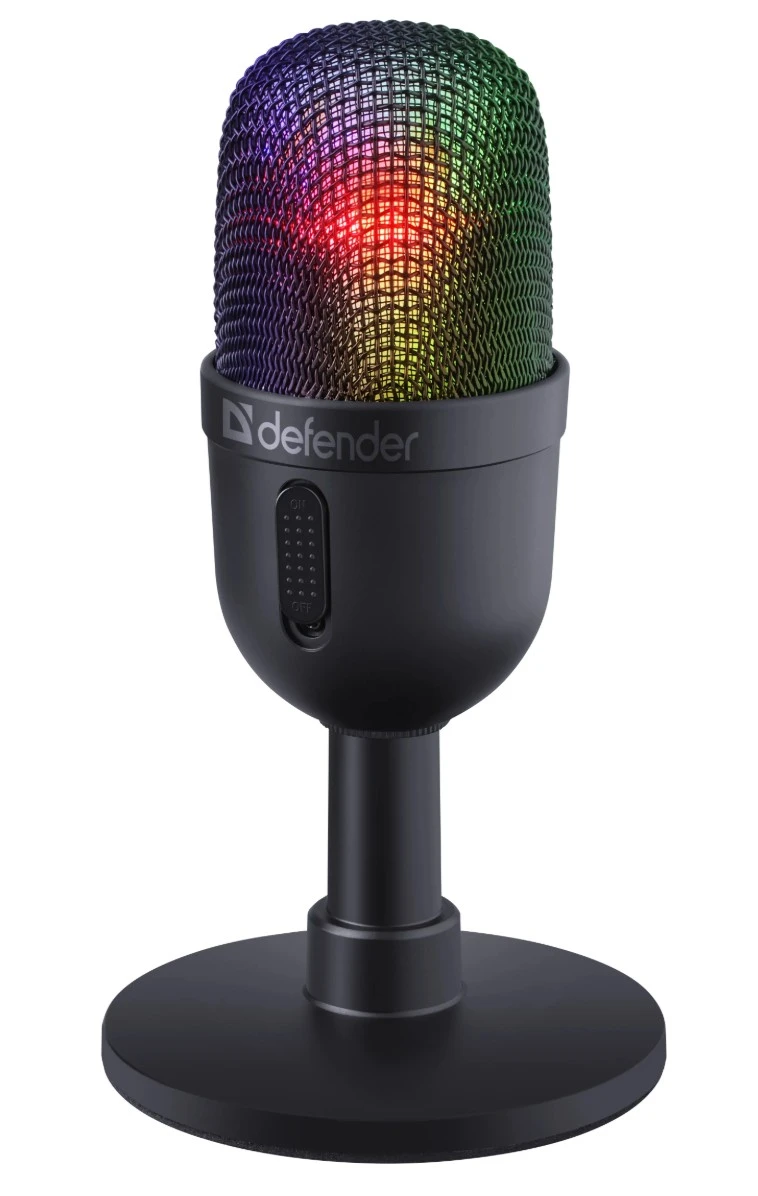 Микрофон  Defender Forte GMC 350, USB, 2.00m, box-20 Microphone (64635)