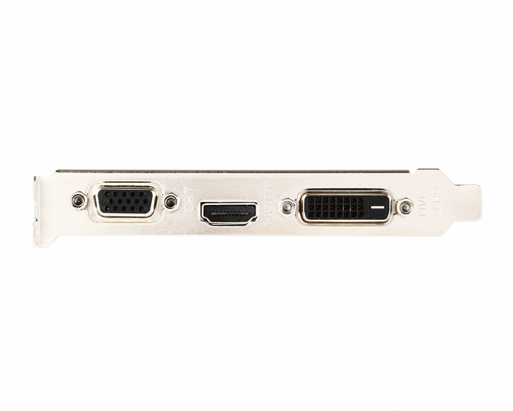 Видеокарта MSI GeForce GT 710 (GT 710 2GD3H LP) [2 ГБ, GDDR3, 64 бит, VGA, DVI, HDMI]