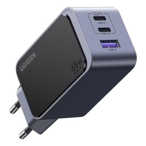 Зарядное устройство Ugreen X553 (35042) Nexode S 65W GaN Tech Fast Charger 2*USB-C, 1*USB-A