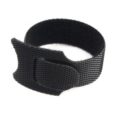 Хомуты-липучки Cablexpert на основе ленты Velcro 125 x 11 мм, черные (12 шт.)