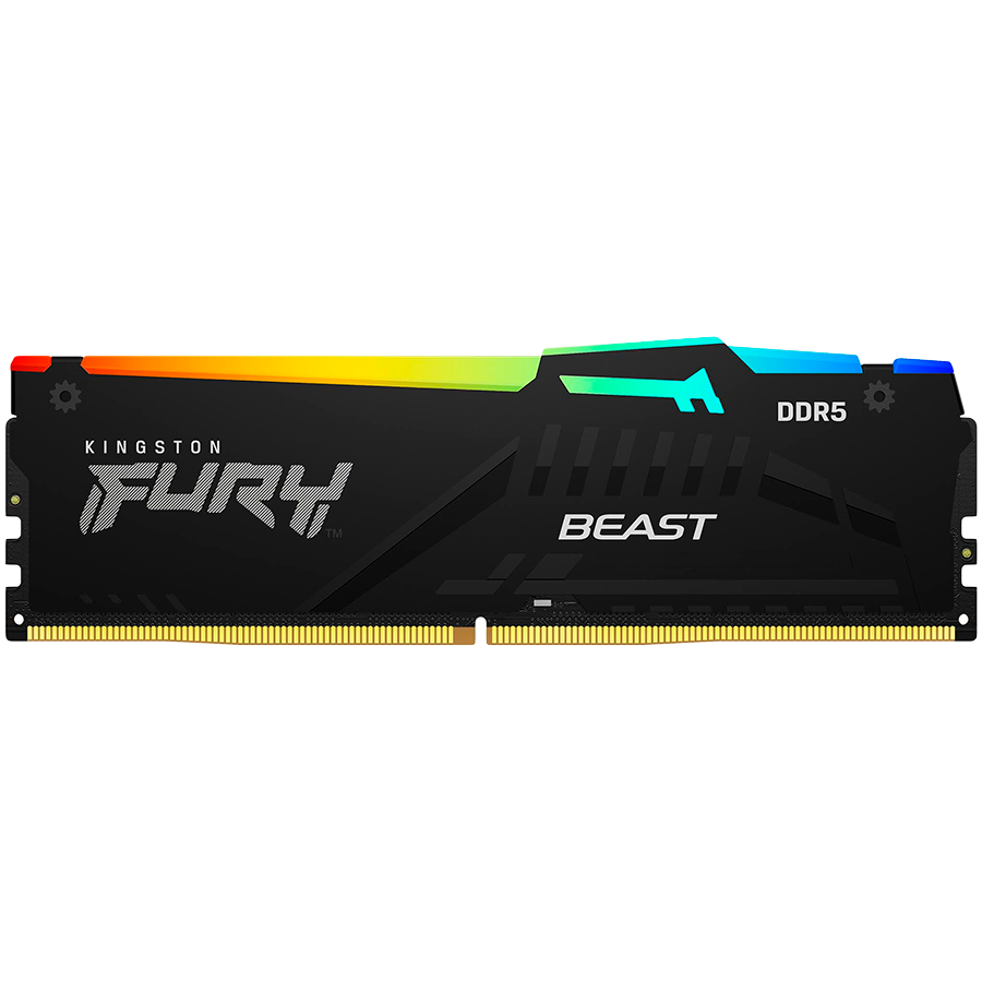 Оперативная память Kingston FURY Beast RGB (KF556C36BBEA-32) [32 ГБ, DDR 5, 5600 МГц, 1.1 В, подсветка]