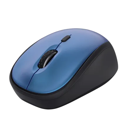 Мышь Trust YVI+ (24551) [беспроводная, светодиодная, 1600 DPI, синий]