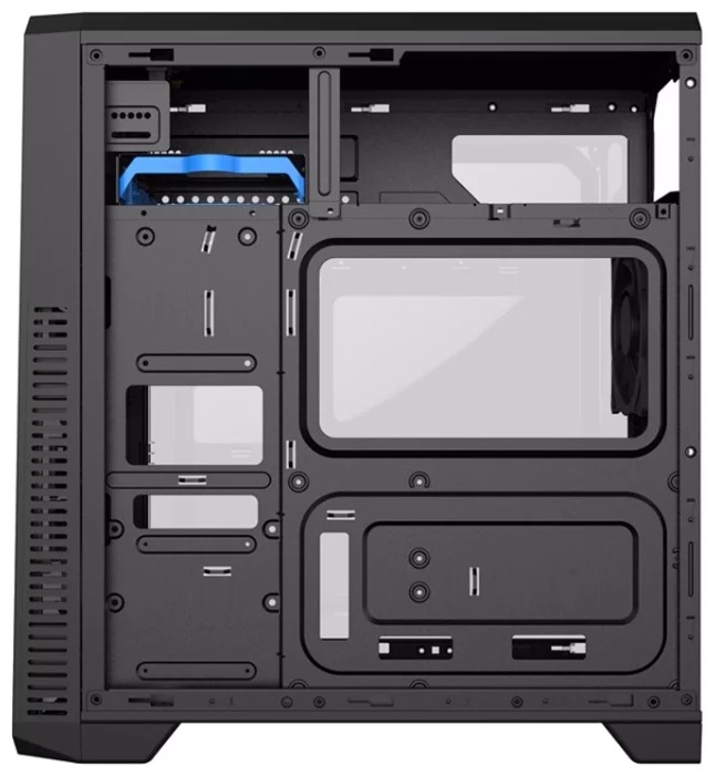 Корпус ПК GameMax, G561, без БП, Black - купить в интернет-магазине Forcecom.kz Корпус ПК GameMax, G561, без БП, Black