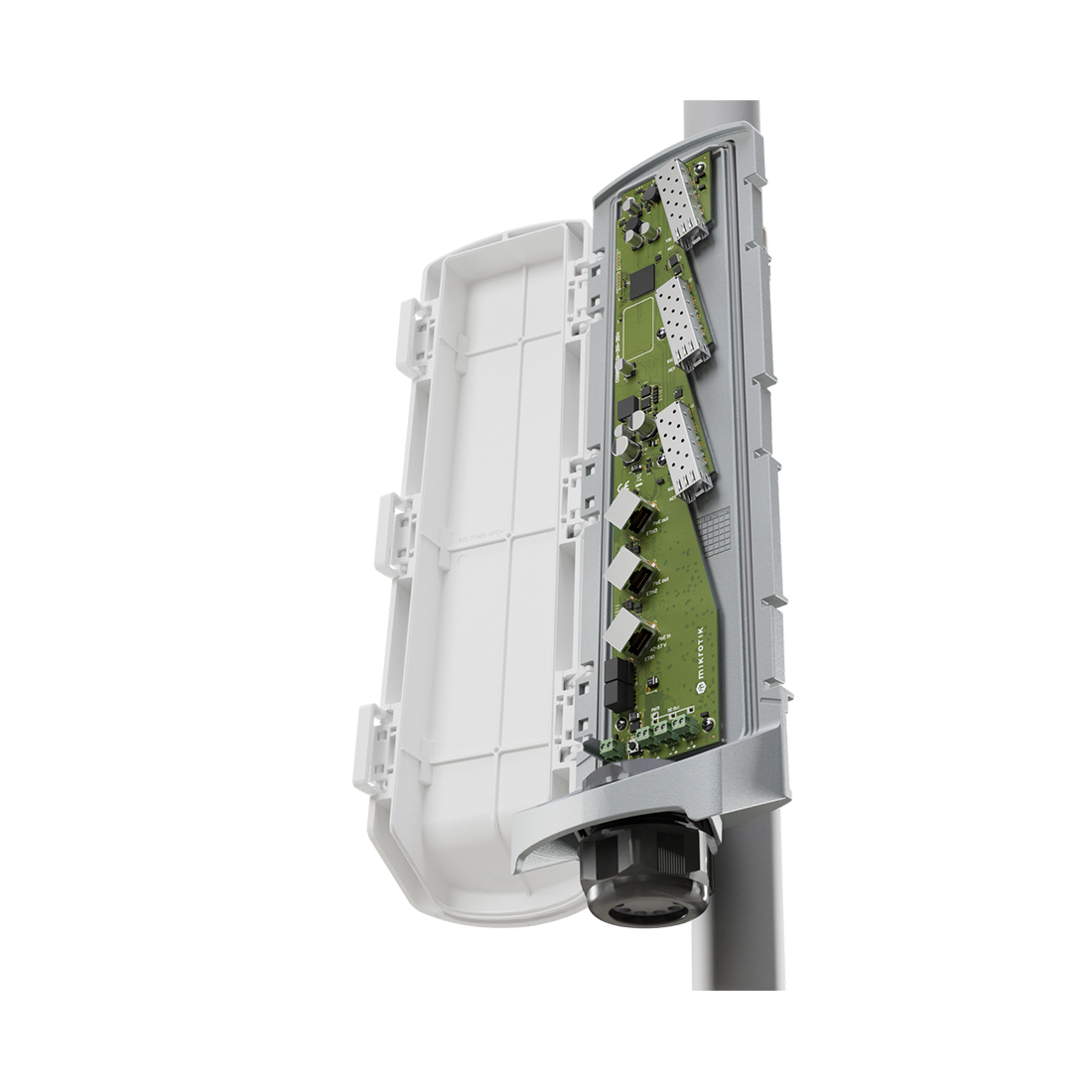 Коммутатор MikroTik GPERx6 (CSS606-1G-2Gi-3S+OUT)
