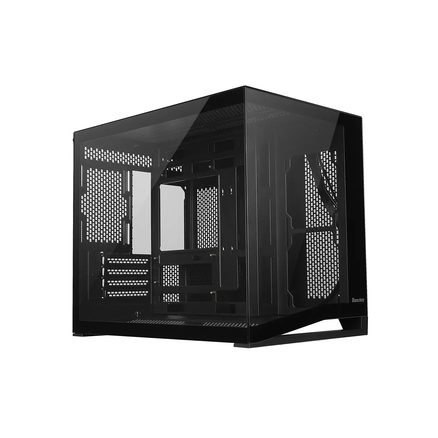 Корпус HuntKey S960 V2 StormX [Mini Tower, без вентиляторов, Черный]