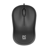 Оптическая проводная мышь, Defender, Patch MS-759, черный, 3 кнопки, 1000 dpi