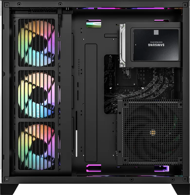 Корпус Formula V Crystal Z6 Floe [Midi Tower, 4 x 120мм Floe ARPW, черный]