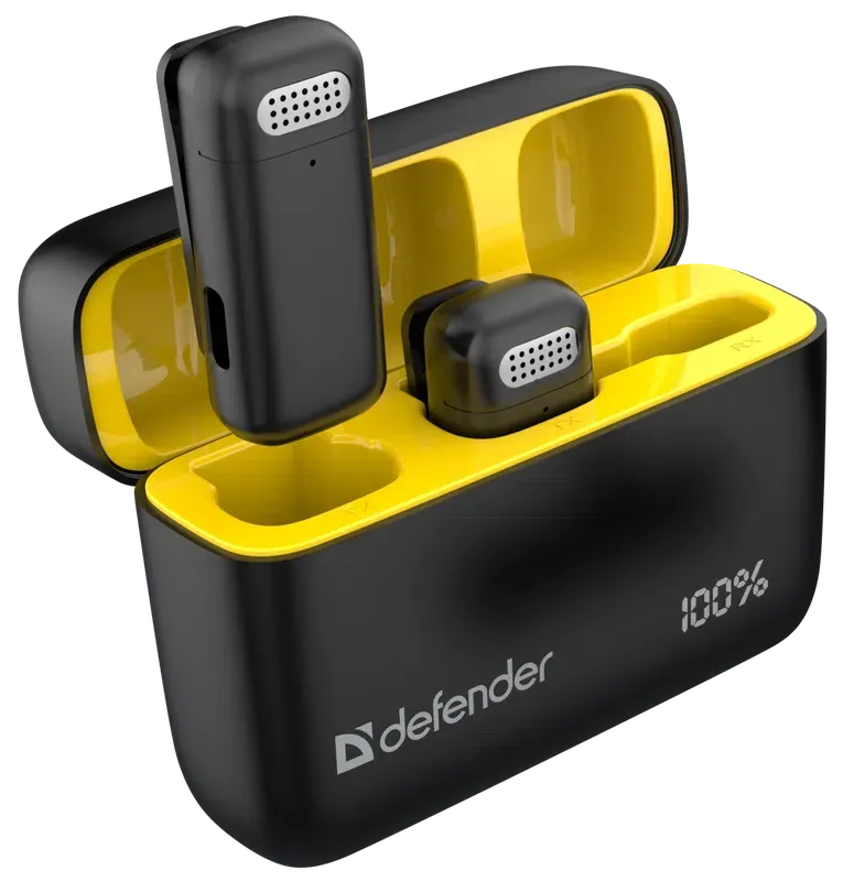 Микрофон петличный Defender Talky-139 (64139) черный