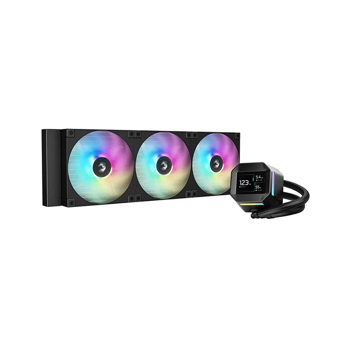 Система охлаждения DeepCool LM420 [140 × 140 × 25 мм, 1650 об/мин, 25.2 дБ(A), 4 pin]
