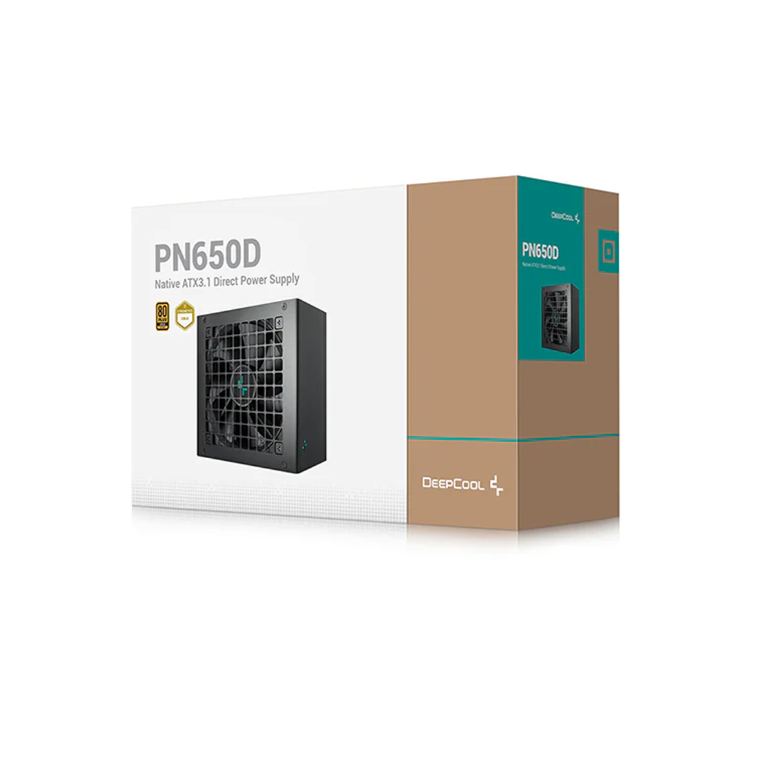Блок питания DeepCool PN650D (R-PN650D-FC0B-WGEU-V2) [650 Вт, 80 PLUS Gold, 6x SATA, 3 x 6+2 pin PCIe, 2x 4+4 pin CPU, EPS12V, ATX]