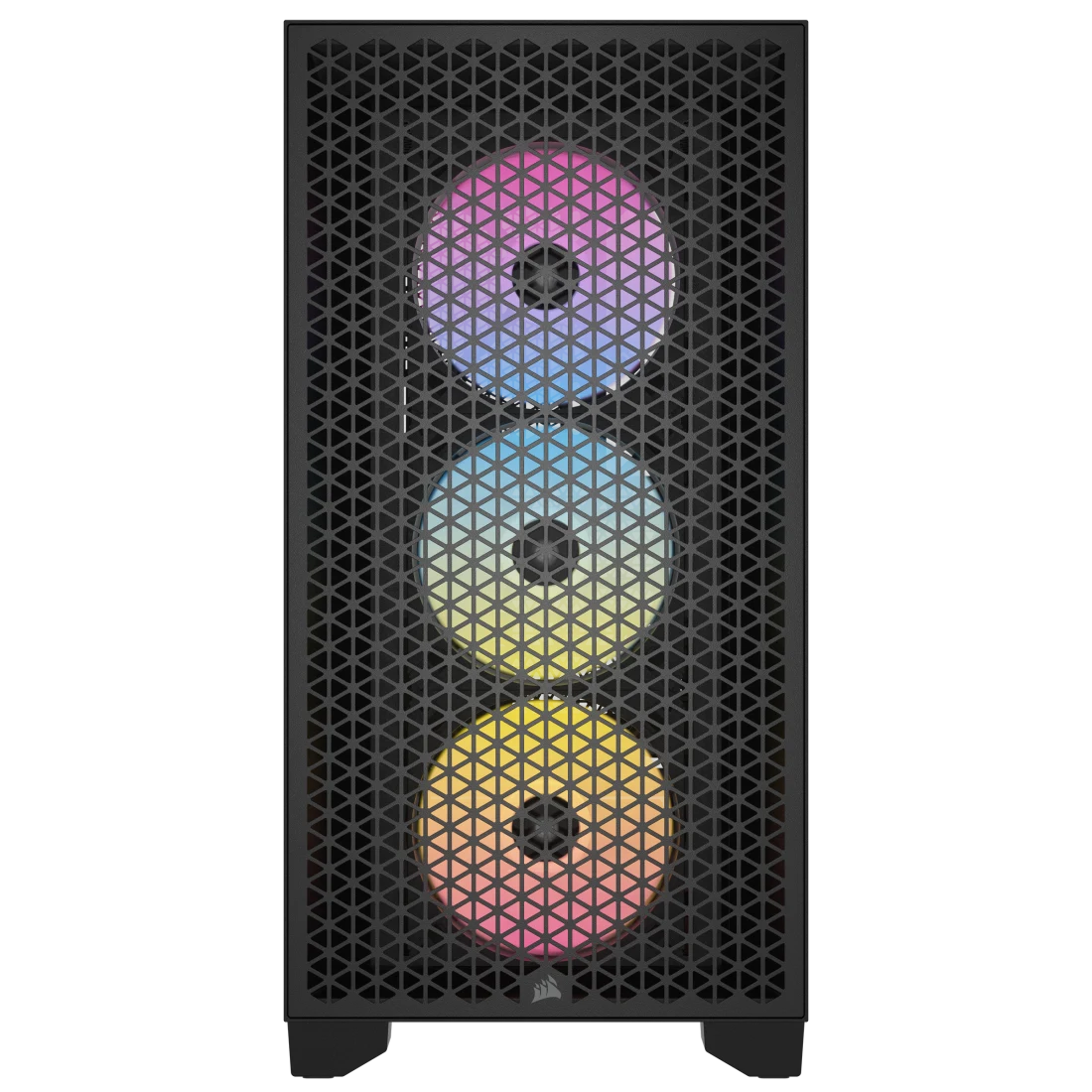 Корпус Corsair 3000D RGB (CC-9011255-WW) [Midi Tower, 3 x 120 мм RGB, черный]