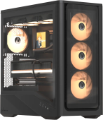 Корпус Formula V Air Power G9 DUO PA Black [Midi Tower, 4 x 120 мм ARGB, черный]