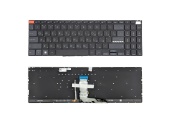 Клавиатура для ноутбука Asus VivoBook Pro 15 M3500, подсветка, без рамки, черная