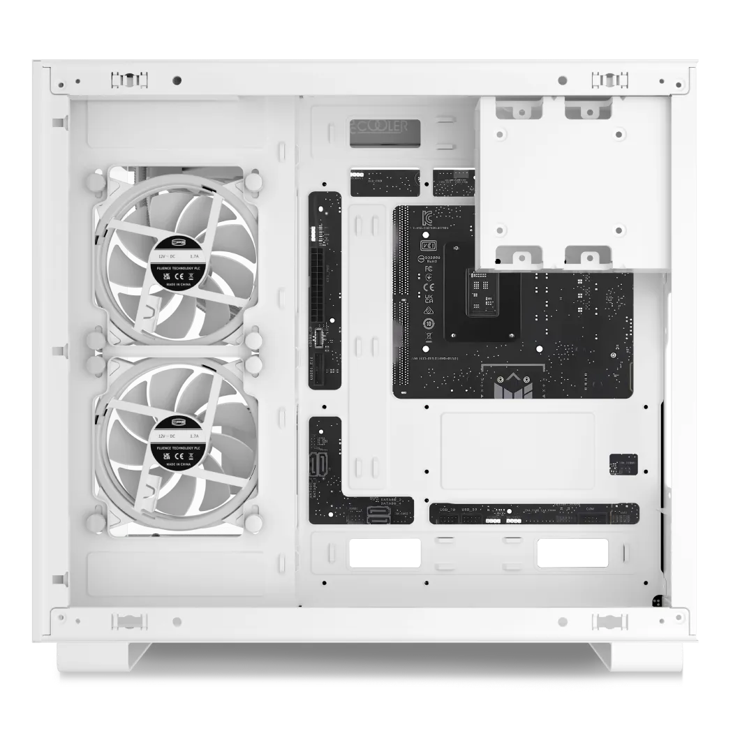 Корпус PCCooler C3 T500 ARGB WH, Midi Tower, белый