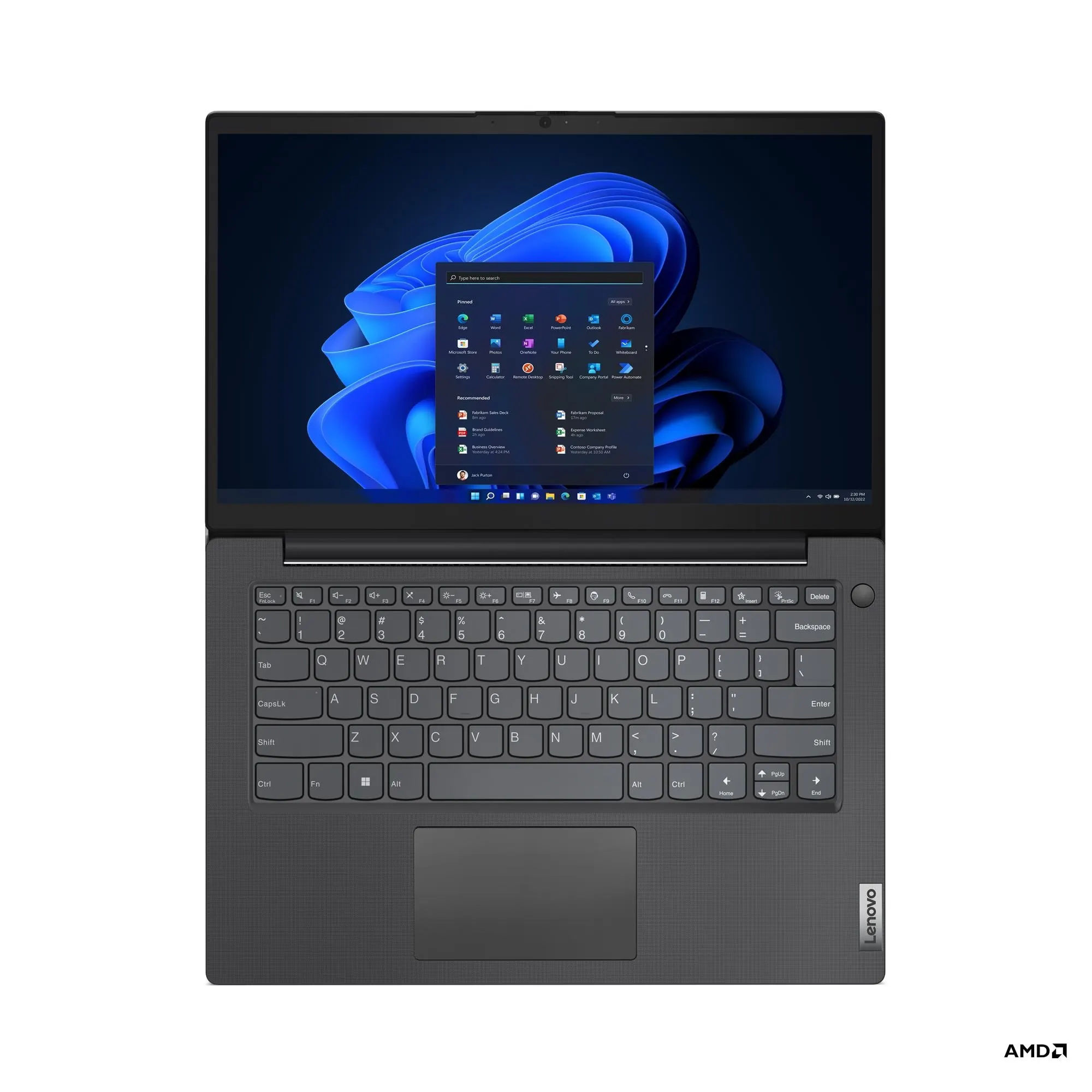 Ноутбук Lenovo V14 G4 AMN (82YT00N2RU) [14" Full HD, Ryzen 5 7520U, 8 ГБ ОЗУ, 512 ГБ SSD, DOS]