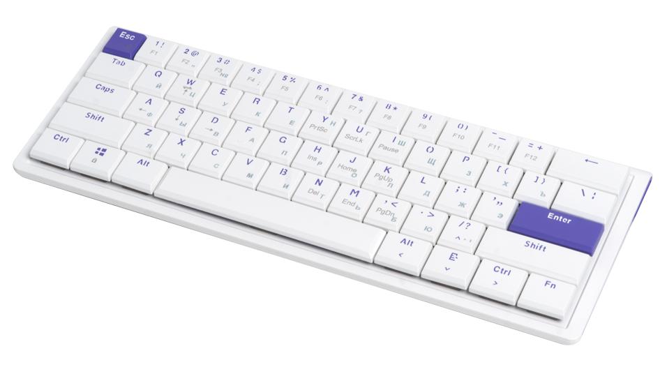 Клавиатура Ajazz NKL61 (NKL61/Low/White) [Механическая, клавиш - 61, черная]