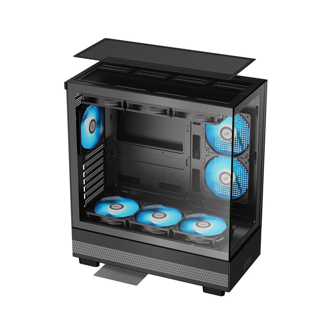 Корпус PCCooler C3Q500 BK [Midi Tower, Черный]