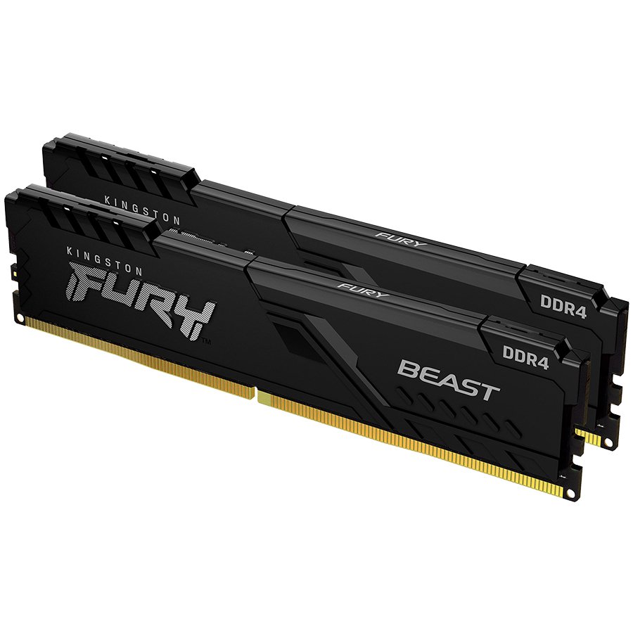 Комплект оперативной памяти Kingston FURY Beast (KF432C16BBK2/8) [8 ГБ, DDR 4, 3200 МГц, 1.35 В, KIT]