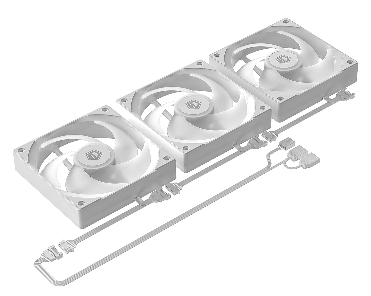 Система охлаждения ID-COOLING FX360 TD WHITE [120 × 120 мм, 2900 об/мин, 27 дБ, 4 pin]