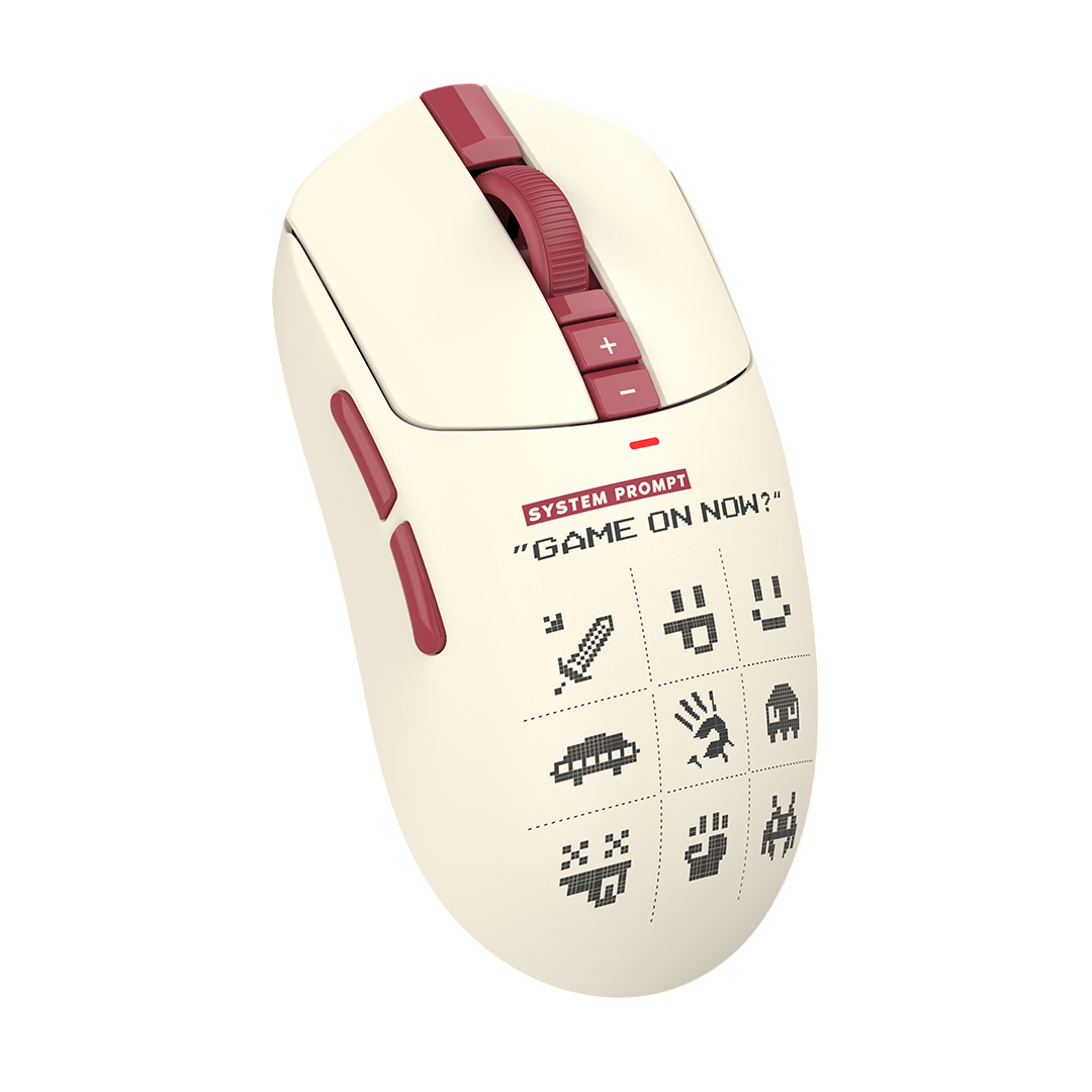 Мышь Bloody R72 Ultra Duo Pixels Red [беспроводная, светодиодная, 20000 DPI, 1000 Гц, белая]
