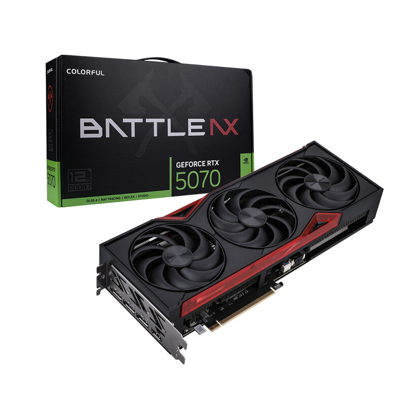 Видеокарта Colorful RTX 5070 NB EX 12GB-V [12 ГБ, GDDR7, 192 бит, HDMI, DisplayPort (3 шт)]