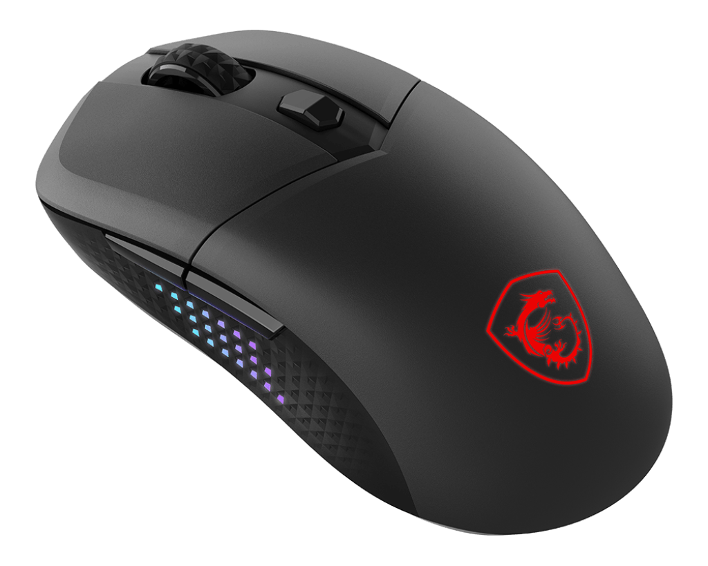 Мышь MSI VERSA 300 ELITE WIRELESS /RGB /2.4 GHz W /Bluetooth 5.3 /USB 2.0 /6 кн. /65 гр. /Черный