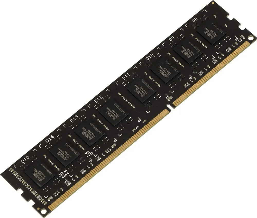 Оперативная память AMD Radeon R5 Entertainment (R538G1601U2S-U) [8 ГБ, DDR 3, 1600 МГц, 1.5 В]