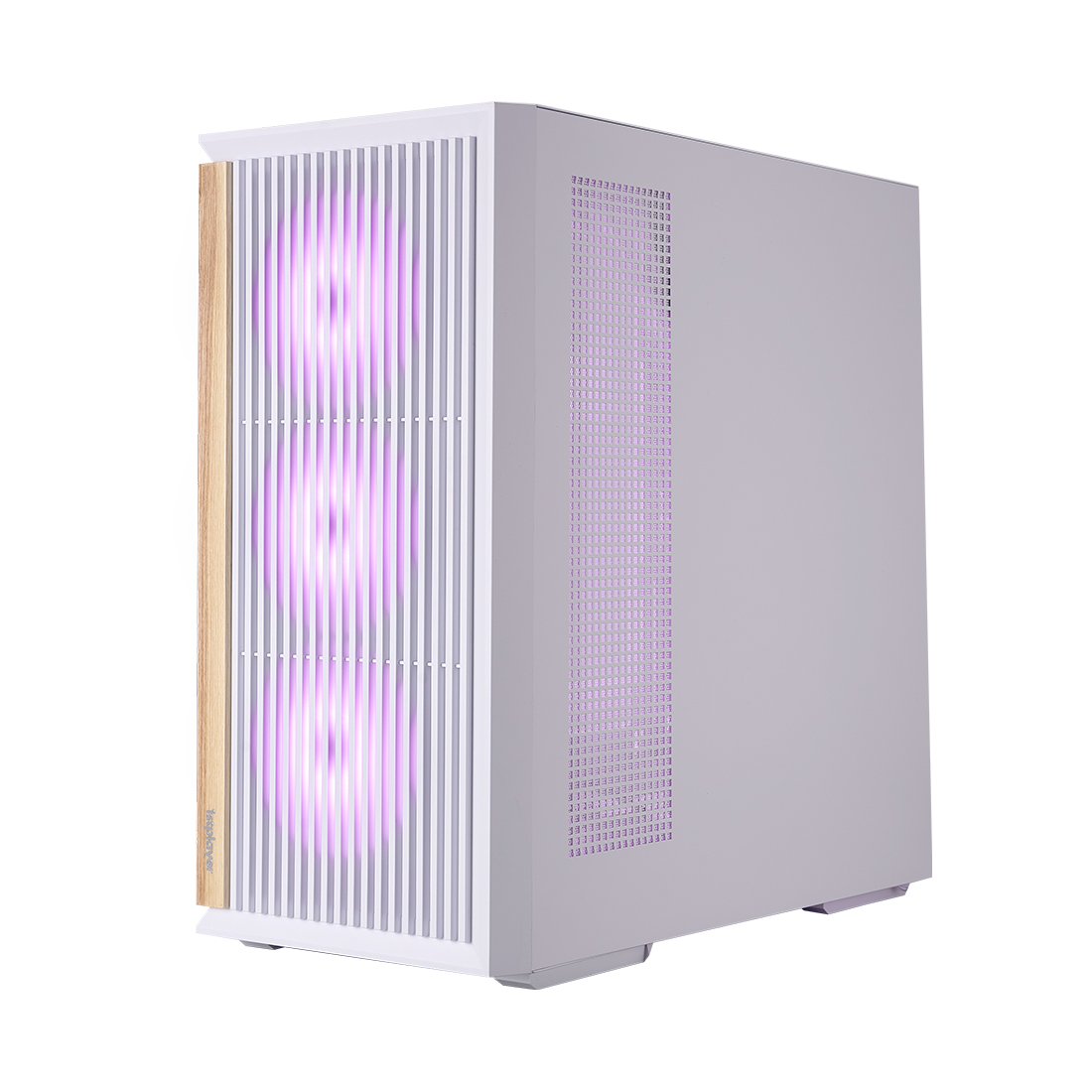 Корпус 1stPlayer WD7 (WD7-WH-4FA7-W-2FA7R-W) [Midi Tower, 6 x 120 мм ARGB, белый]