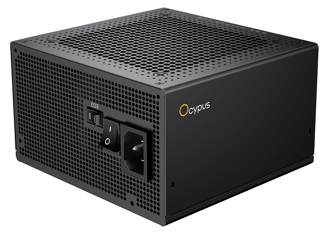 Блок питания Ocypus Iota P750 (Iota-P750-G1FFBK024X-EU) [750 Вт, 80 PLUS Gold, 8x SATA, 1 x 16 pin (12VHPWR), 3 x 6+2 pin PCIe, 2x 4+4 pin CPU, ATX]