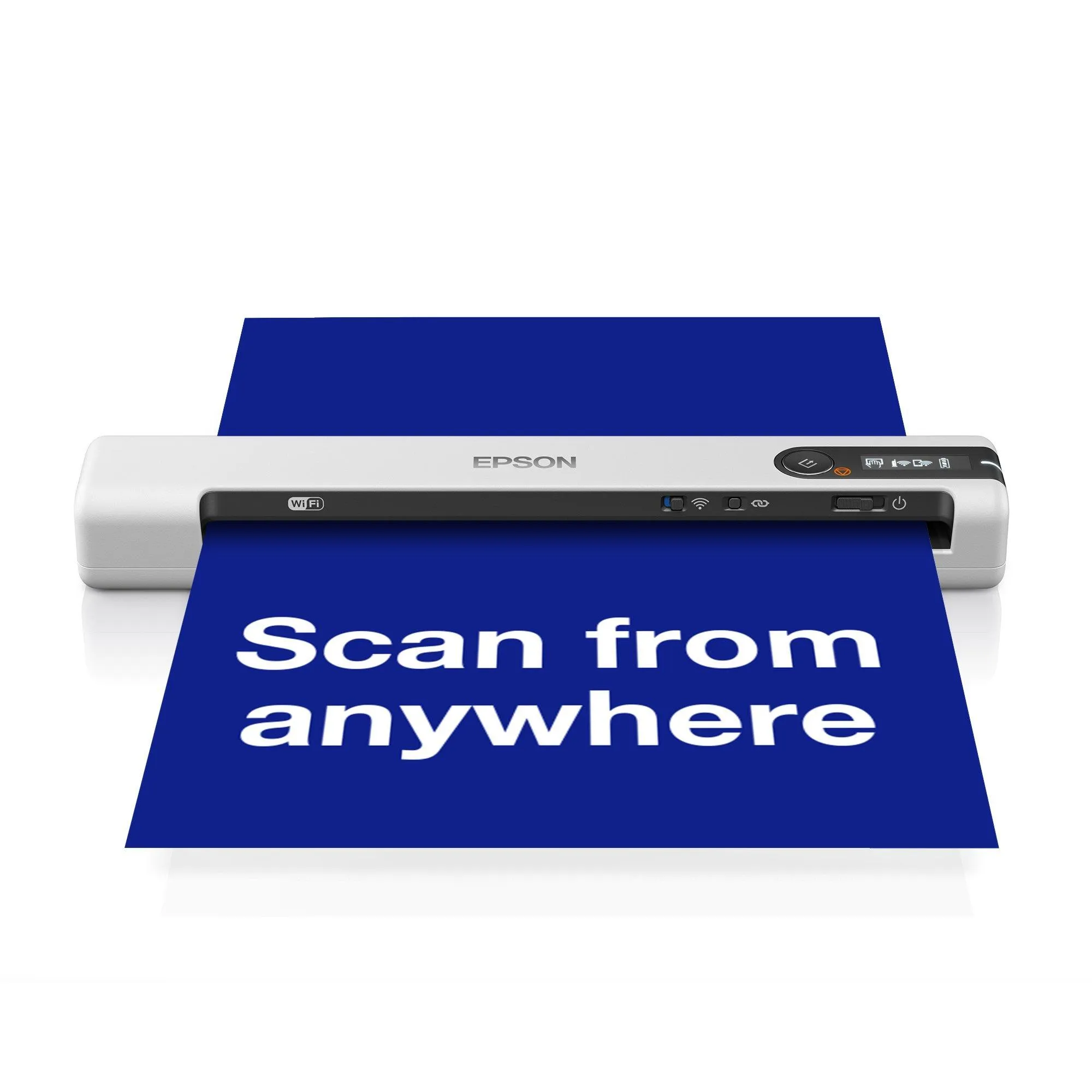 Мобильный сканер Epson WorkForce DS-80W, А4, CIS, 4сек/А4, USB, WIFI, питание от USB/аккумулятора, B11B253402