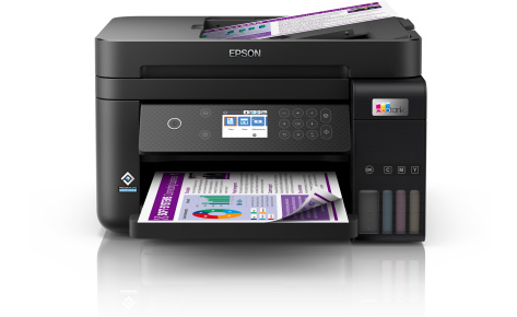 МФУ Epson L6270 [A4, струйное, цветное, 1200 x 2400 DPI, Wi-Fi, Ethernet (RJ-45), USB]