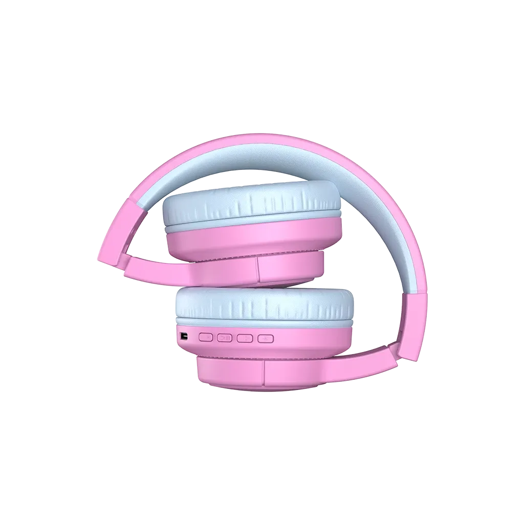 ttec SoundBuddy 3 Kids On-Ear Wireless Bluetooth Headphones (2KM171BP) Ballerina Pink / розовый