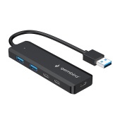 Концентратор USB Gembird UHB-C415 Hub 4 port, USB 3.1