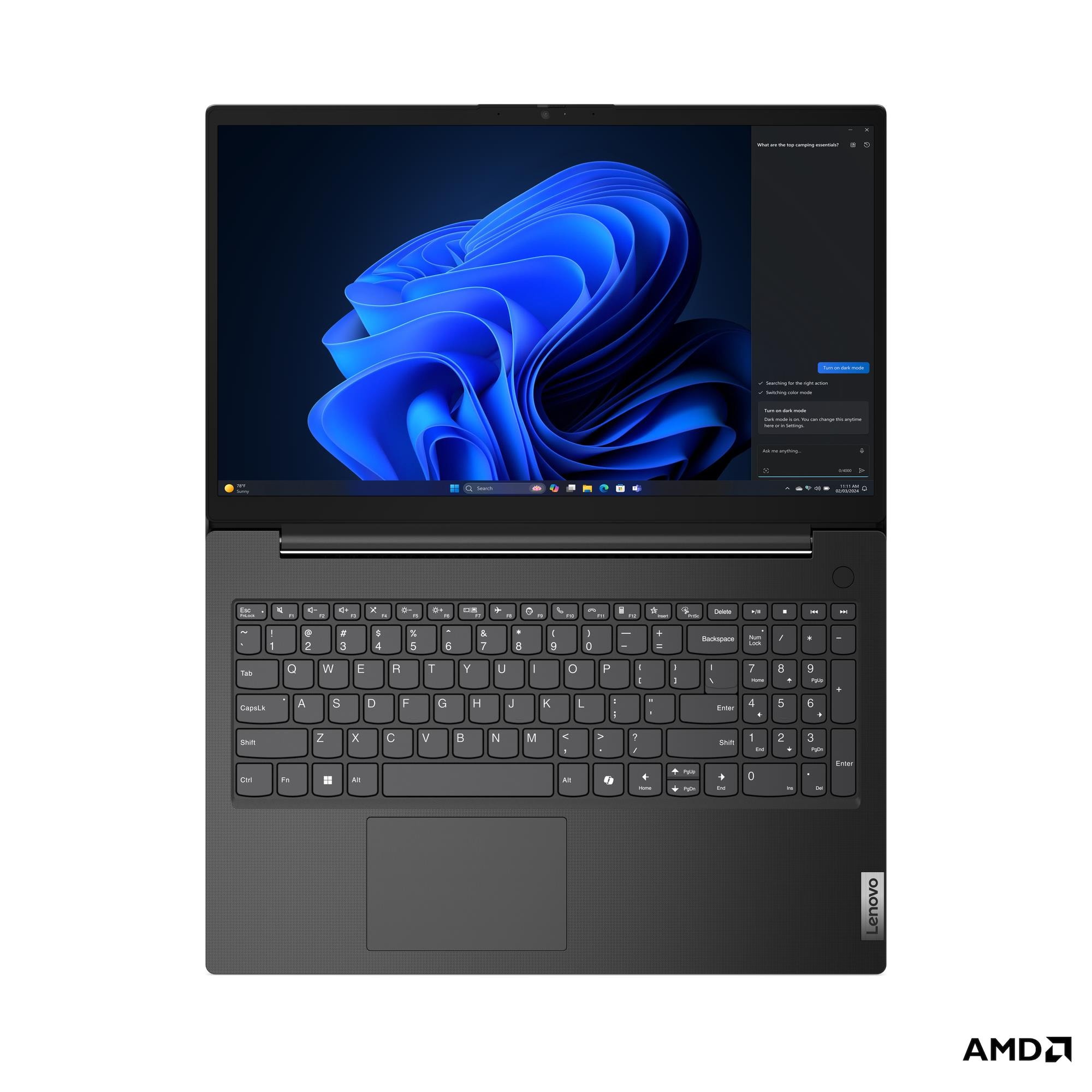 Ноутбук Lenovo V15 G6 (83V40026FW) [15.6" Full HD, Ryzen 7 170, 16 ГБ ОЗУ, 512 ГБ SSD, Radeon 680M, DOS]