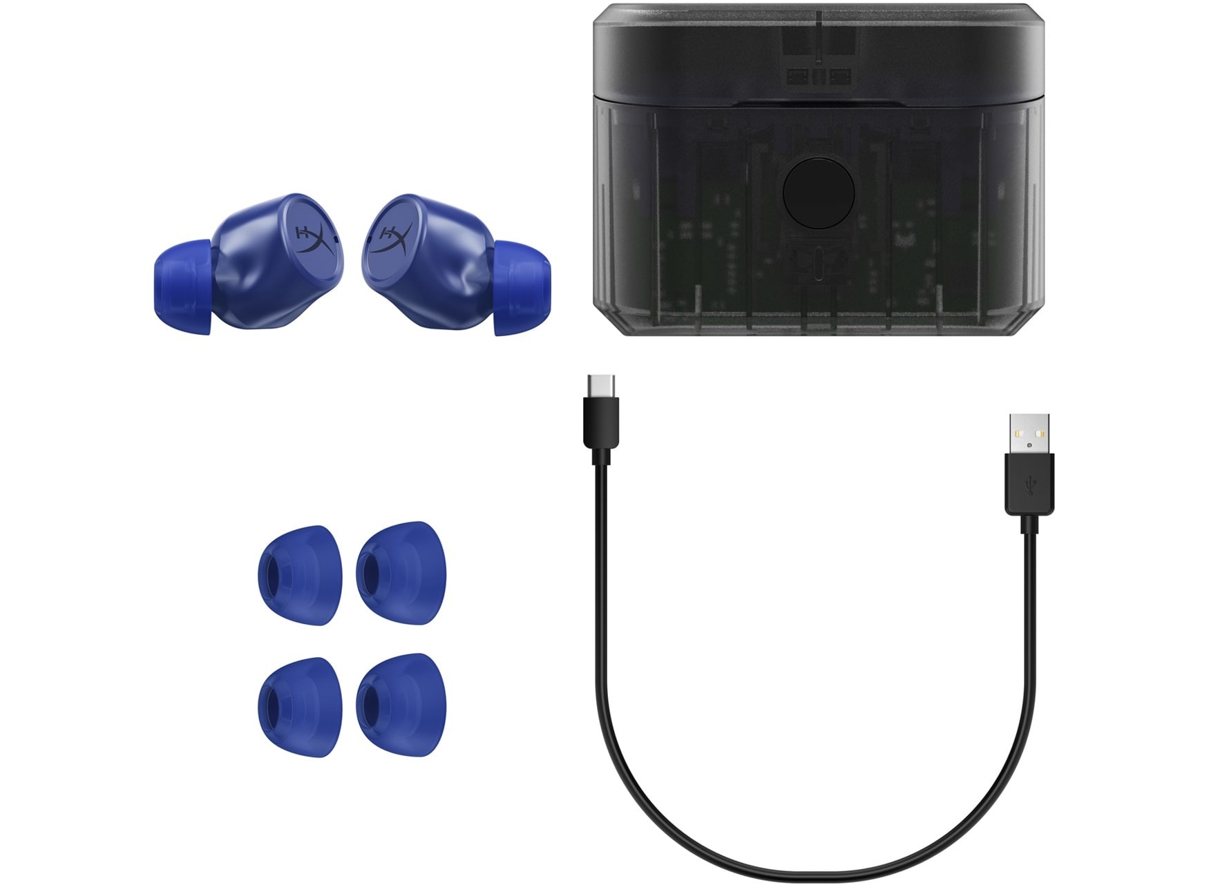 Наушники-вкладыши беспроводные HyperX 727A6AA Cirro Buds Pro TWS синий